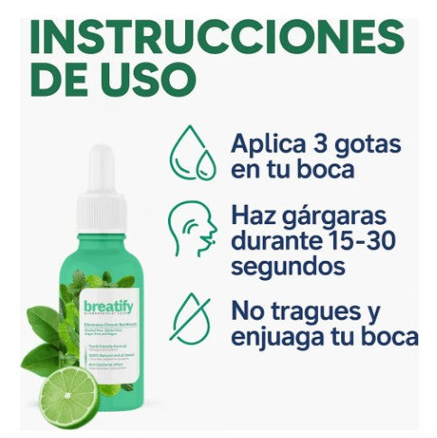 GOTAS PARA MAL ALIENTO BREATIFY