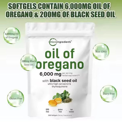 OregaPower™ - Aceite de Orégano 6000 mg (60 capsulas)