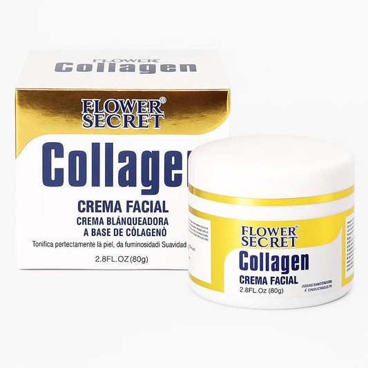 Crema Facial Colágeno Flower Secret – Hidratación, Firmeza y Regeneradora