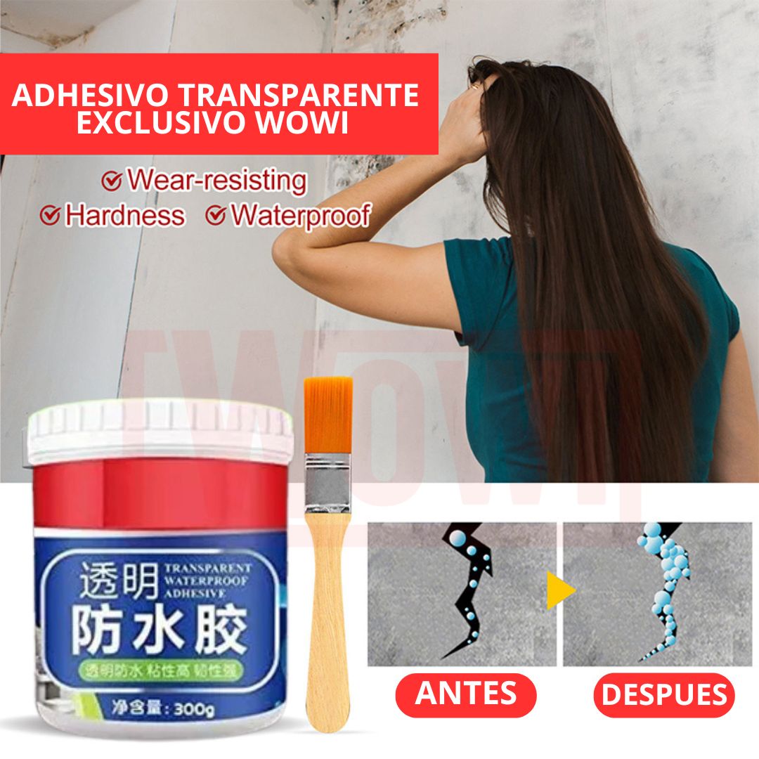 Sellador Impermeabilizante Transparente para Paredes Exteriores (300g)